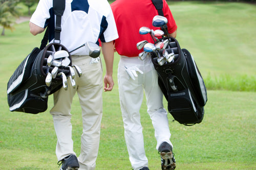 Chanel Gold Bags On The Golf Field