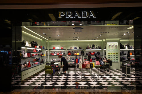 Prada Store With Designer Handbags