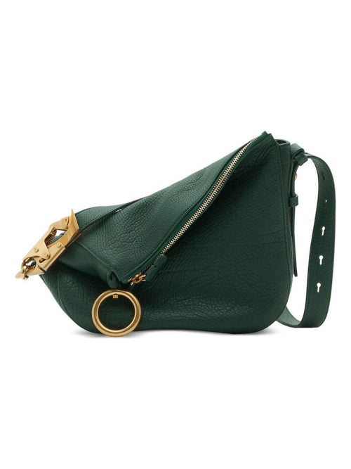 Women's Knight Leather Crossbody Bag in Green | 8077554148059 Color B7325
