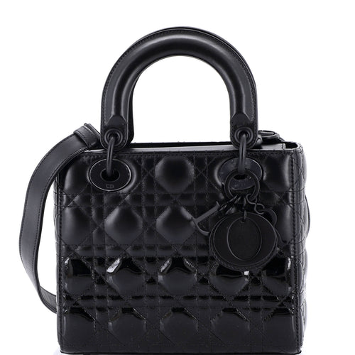 Lady Dior Bag Cannage Quilt Gradient Patent Medium