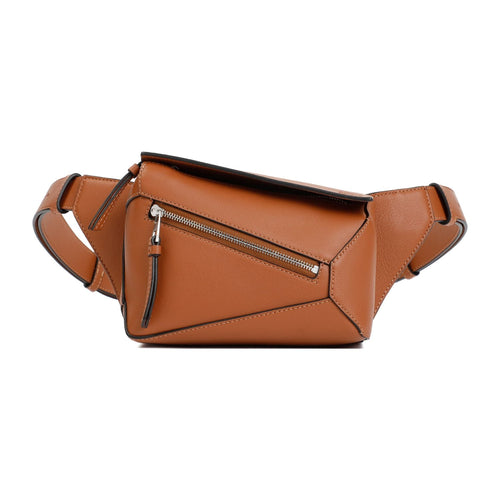 Men's Mini Puzzle Bumbag In Classic Calfskin in Brown | Size UNICA | B510EB1X03