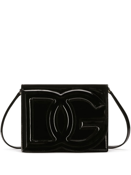 Women's Patent Leather Shoulder Bag in Black | Size UNI | BB7287 Color A147180999