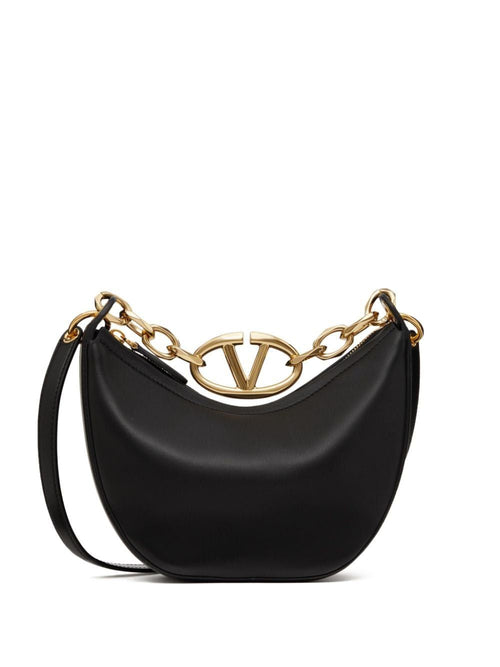 Women's Vlogo Moon Shoulder Bag in Black | Size UNICA | 5W2B0Q43PHV