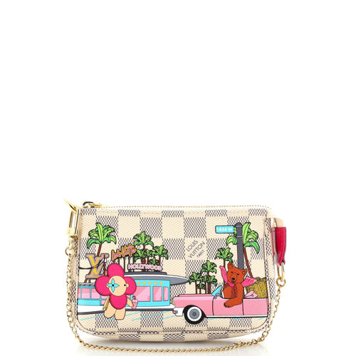 Pochette Accessoires Limited Edition Vivienne Xmas Damier Mini