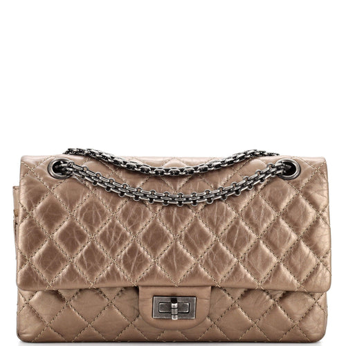 CHANEL Reissue 2.55 Flap Bag Quilted Aged Calfskin 225