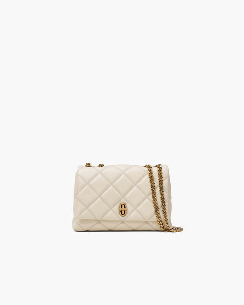 Marc Jacobs The Quilted Slim Dual Convertible Shoulder Bag in Cloud White