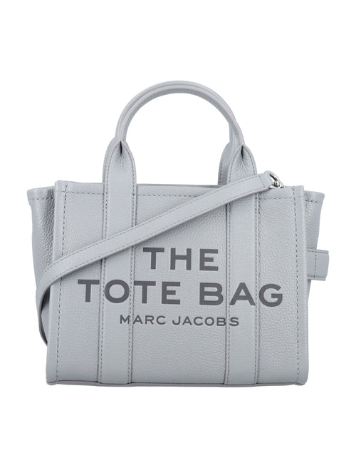 Women's The Leather Small Tote Bag in Wolf Grey | 24AH009L01SP21 Color 050