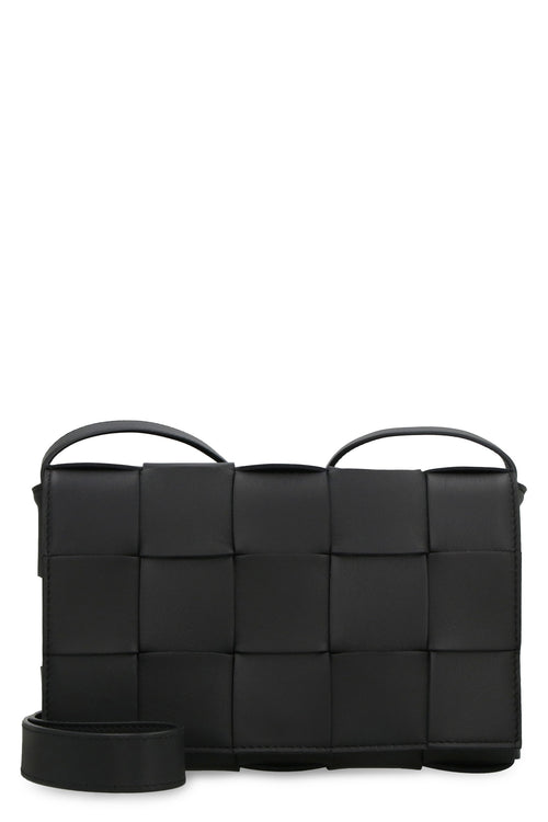 Women's Cassette Leather Crossbody Bag in Black | Size UNICA | 578004VMAY1