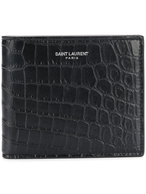 Men's Ysl Pfu(128Y)Saint Cocco Print in Nero/Nero | 396307DZEDE1000