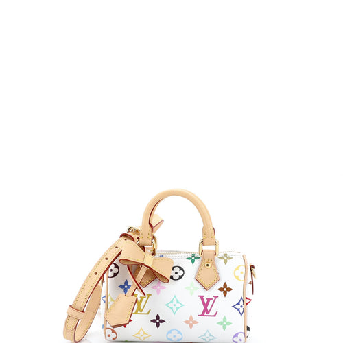 x Takashi Murakami Speedy Bandouliere NM Bag Monogram Multicolor Nano