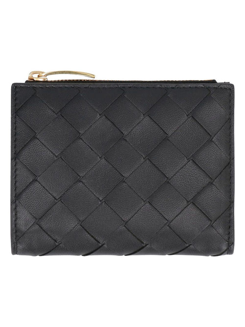 Women's Bi-Fold Wallet With Zip in Black | Size UNICA | 707601VCPP3