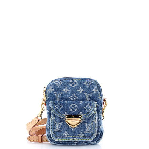 Fairfax Pochette Crossbody Bag LV Remix Monogram Denim