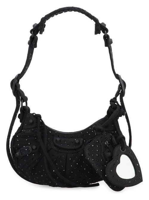 Women's Le Cagole Xs Shoulder Bag in Black | 6713092AAKM Color 1071