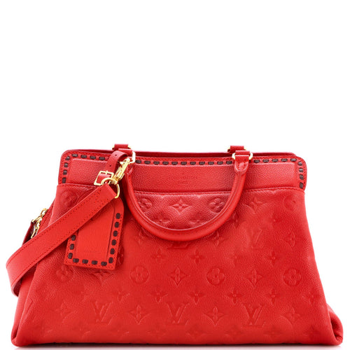 Vosges Handbag Whipstitch Monogram Empreinte Leather MM