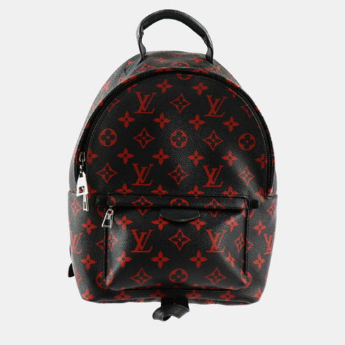 Black/Red Limited Edition Monogram Infrarouge Mini Palm Springs Backpack