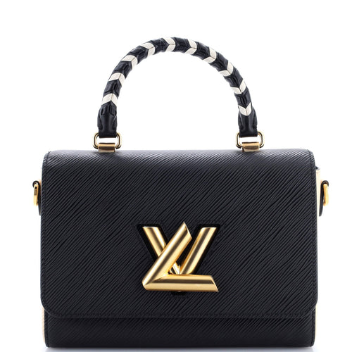 Twist Top Handle Bag Limited Edition Crafty Epi Leather MM