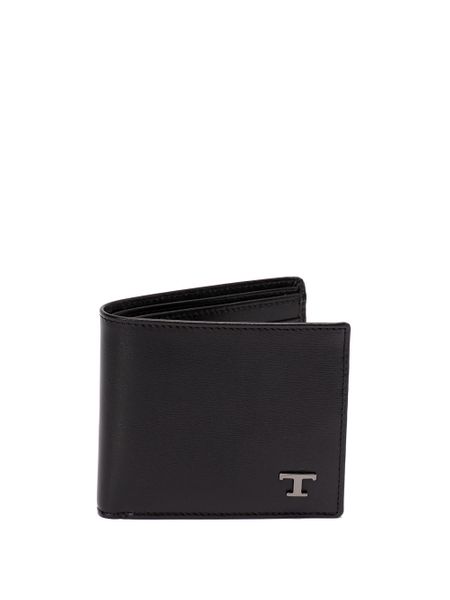 Men's Italian Leather Bi Fold Wallet in Black | Size UNICA | XAMTSYC0300RLO