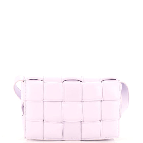 Cassette Crossbody Bag Padded Maxi Intrecciato Leather