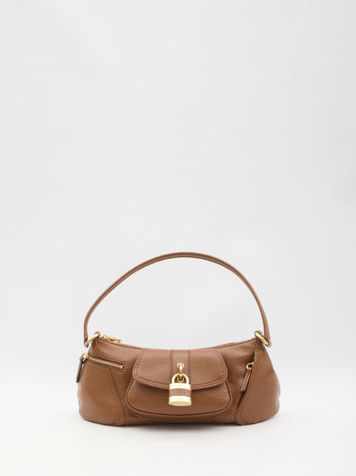 Women's The 99 Shoulder Bag in Leather Brown | Size UNI | CHC24AS710N8426M