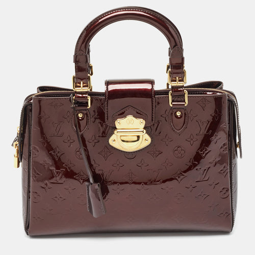 Amarante Monogram Vernis Melrose Avenue Bag