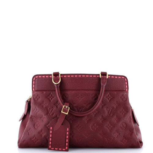 Vosges Handbag Whipstitch Monogram Empreinte Leather MM