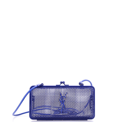 Monogram Evening Cage Minaudiere Metal with Leather