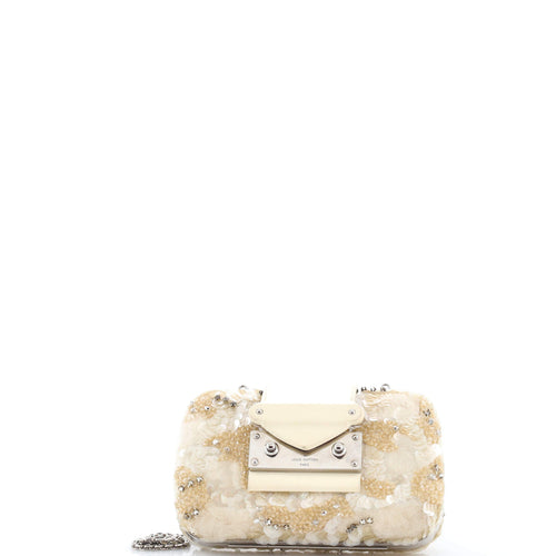 Petit Tresor Minaudiere Crystal Embellished Paillettes