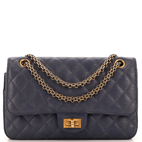 CHANEL Reissue 2.55 Flap Bag Quilted Aged Calfskin 225