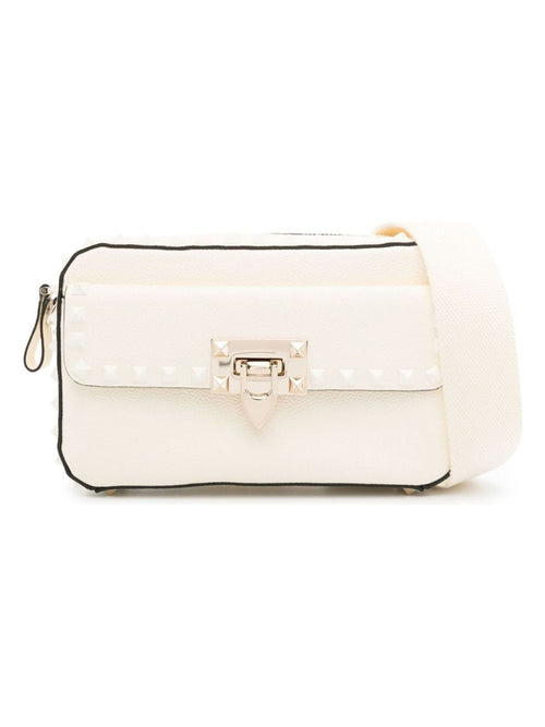 Women's Rockstud Crossbody Bag in White | Size UNI | 4W2B0M89FQY098
