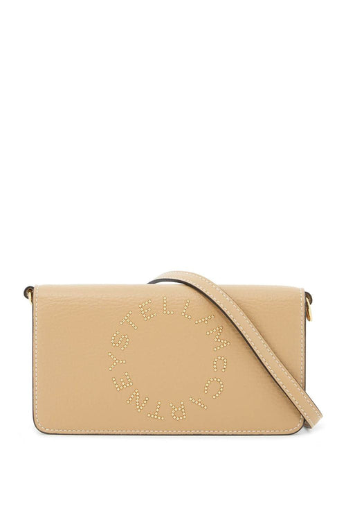 Women's Mini Shoulder Bag With Logo Print in Beige | 7B0098WP0234