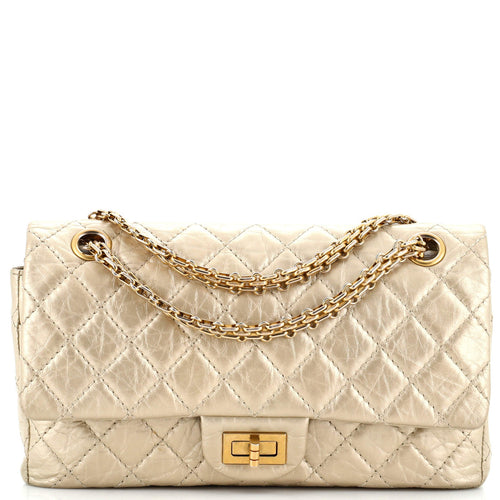 CHANEL Reissue 2.55 Flap Bag Quilted Aged Calfskin 225