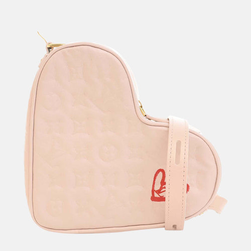 Light Pink Monogram Empriente Leather Fall in Love Sac Coeur Shoulder Bag