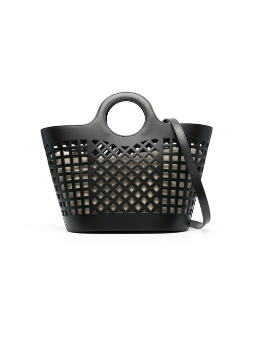 Women's Colmado Cut-Out Leather Tote Bag in Black | Size UNI | COLMADOBLACK