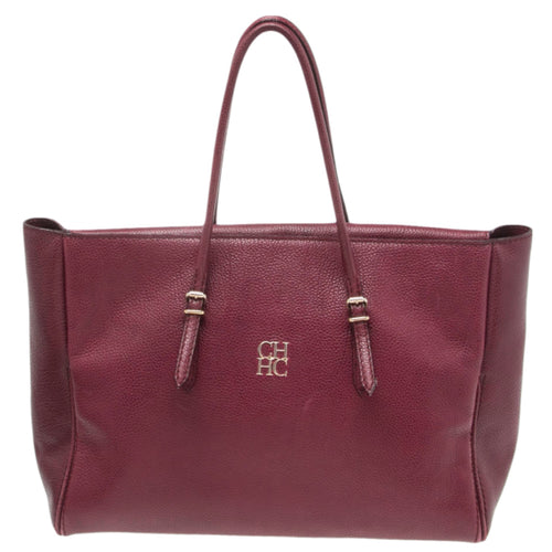 Plum Leather Tempo Collection Adagio Tote