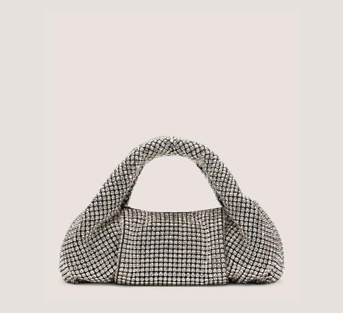 Moda Shine Mini Tote, Clear Crystal Mesh, Size: U No Dimension