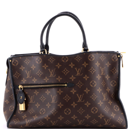 Popincourt NM Handbag Monogram Canvas with Leather MM