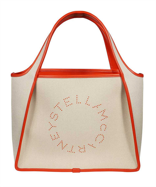 Women's Logo Detail Tote Bag in Beige | 502793WP0138 Color 6561