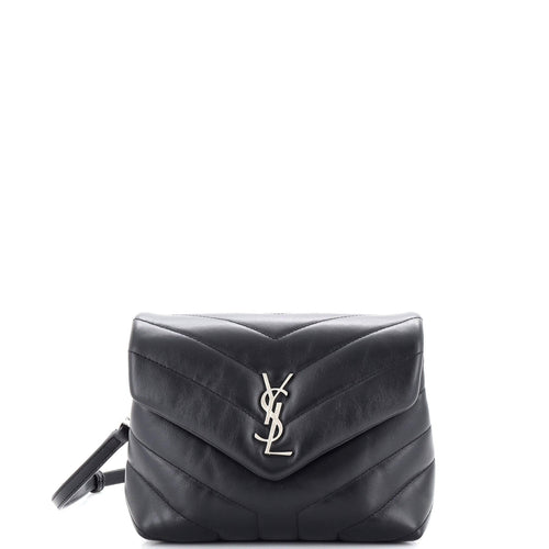 Loulou Shoulder Bag Matelasse Chevron Leather Toy