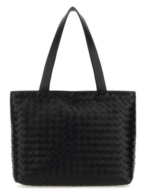 Men's Small Intrecciato Zipped Tote in Black | Size UNICA | 795628V2HL1