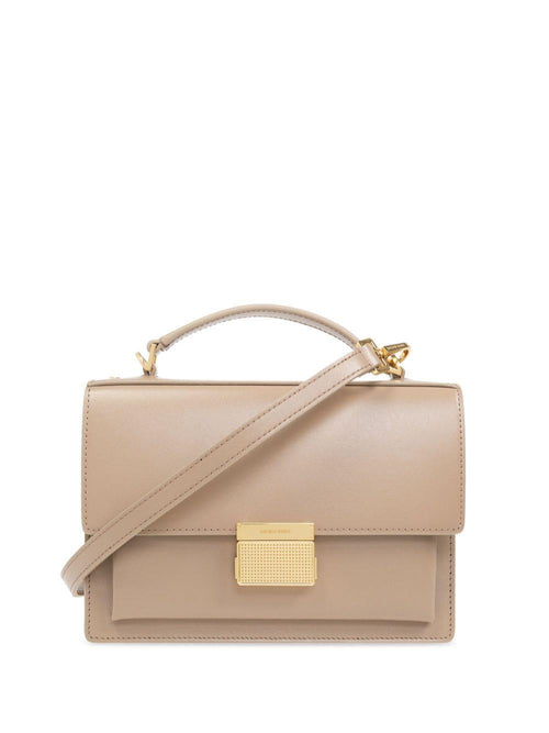 Women's 'venice Leather Handbag With Palmell in Beige | GWA00467A000565