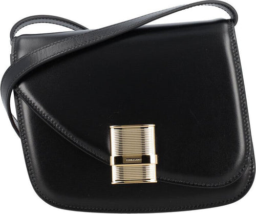 Women's Flame Shoulder Bag in Nero Flame Red | 24A215971774814 Color NERO Color + Color FLA