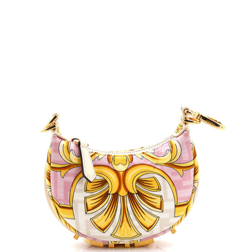 FENDI x Versace Fendace Fendigraphy Bag Printed Zucca Silk Nano