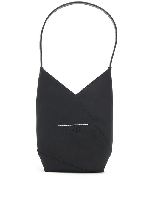 Women's Japanese Satin Tote Bag in Black | Size UNI | SB5WD0025P6995T8013