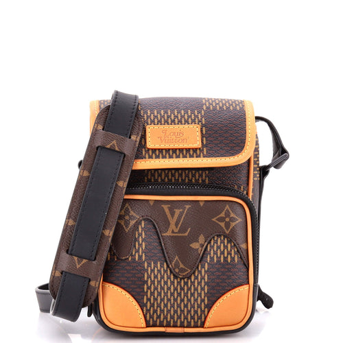 Nigo Amazone Messenger Bag Limited Edition Giant Damier and Monogram Canvas Nano