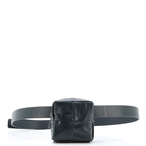 Cassette Stretch Pouch Belt Bag Maxi Intrecciato Leather