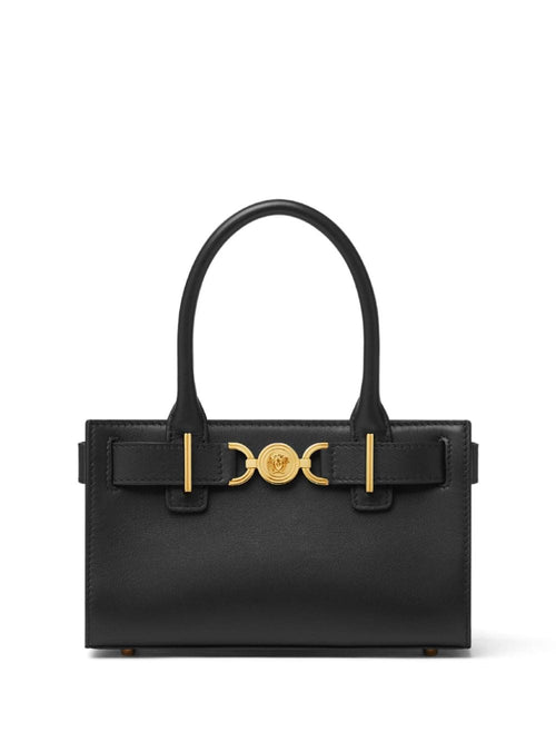 Women's Medusa '95 Small Leather Tote Bag in Black | Size UNI | 10131691A107951B00V