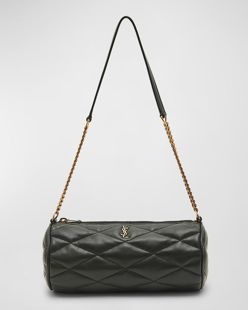 Sade Mini YSL Tube Shoulder Bag in Quilted Smooth Leather