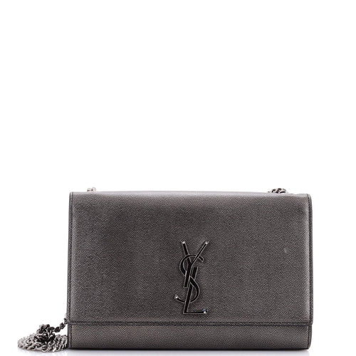 Classic Monogram Crossbody Bag Grainy Leather Medium