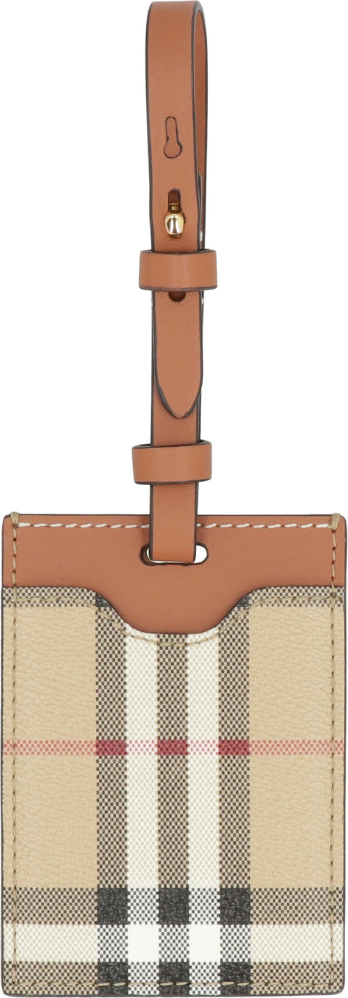 Women's Leather Luggage Tag in Saddle Brown | 8073976143231 Color A7026