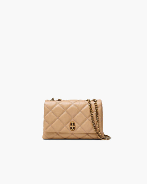Marc Jacobs The Quilted Slim Dual Convertible Shoulder Bag in Camel